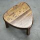 1960s Czechoslovak Mid-Century Solid Oak Nesting Tables, Set of Three