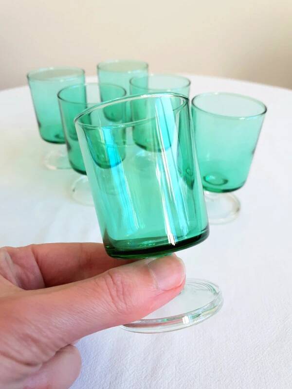 Verres Luminarc vintage