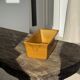 Large ceramic terrine dish in honey and caramel colour H10 L29