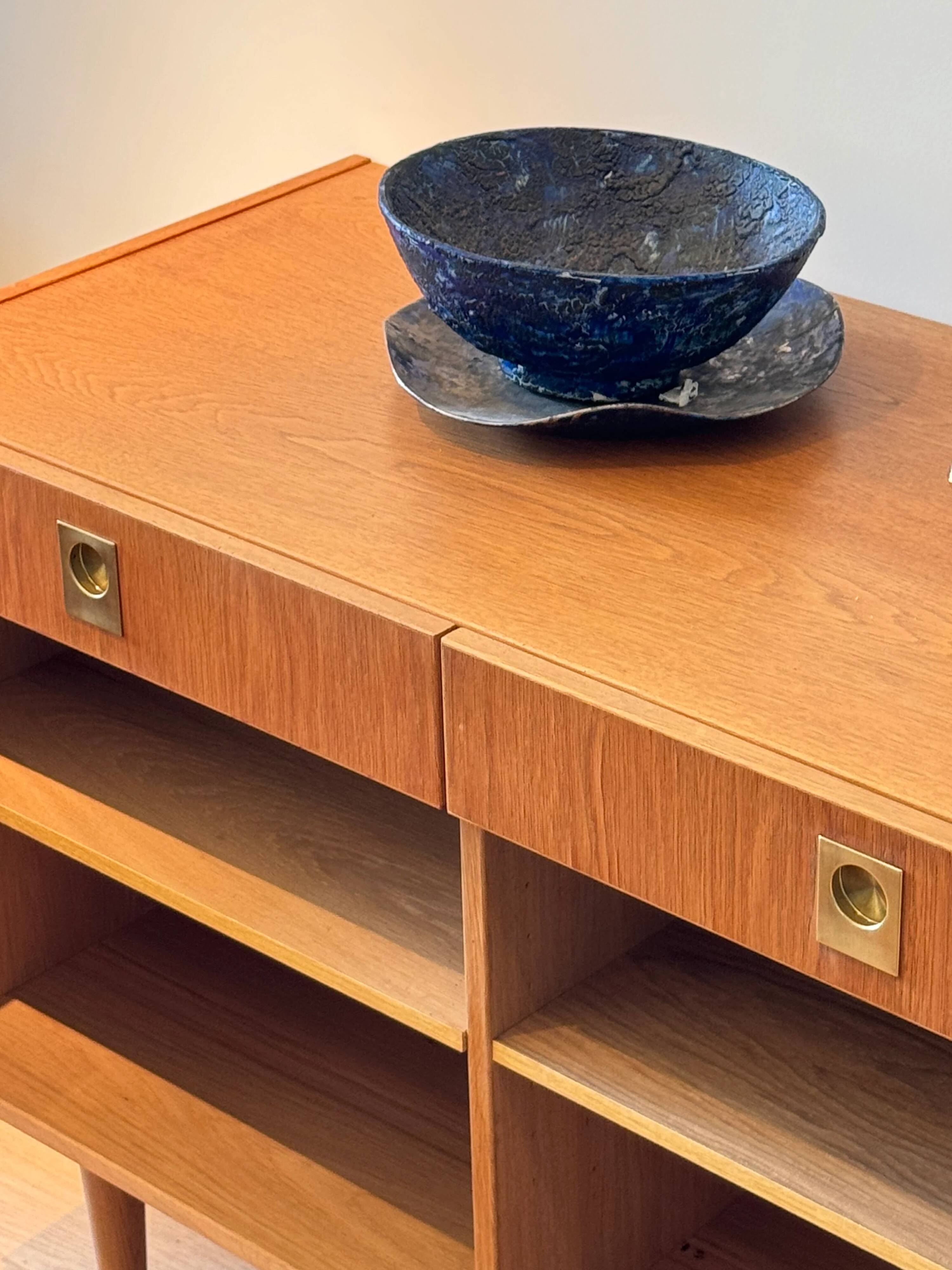 Vintage Scandinavian oak sideboard "Stina"