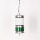 VINTAGE 60'S CHANDELIER IN GLASS AND PLASTIC DESIGN GOFFREDO REGGIANI