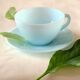 Lot de 4 tasses et soucoupes Duralex vintage
