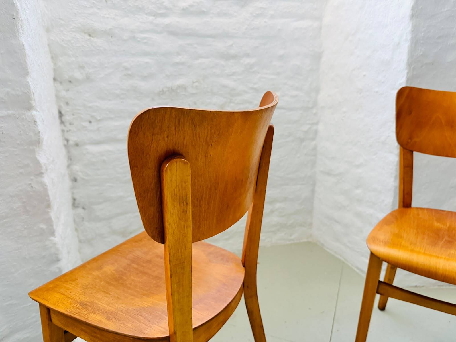Thonet wooden chairs, 1960s – set of 20