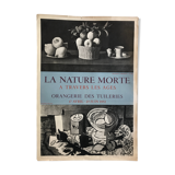 Original lithographed poster exhibition George Braque, Orangerie des Tuileries, 1952