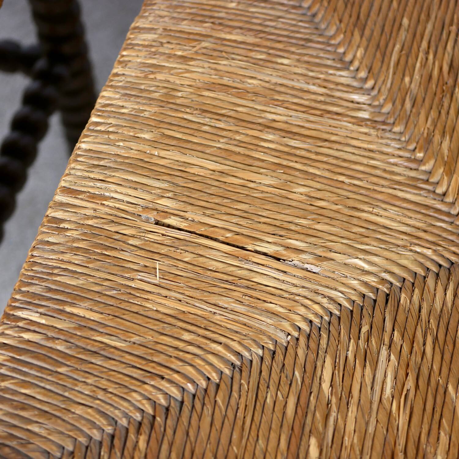 Pair of corner spool chairs