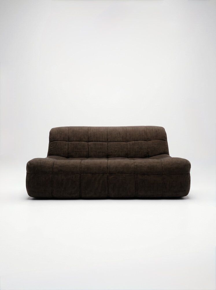 Velvet sofa by Rolf Benz, 1970s
