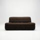 Velvet sofa by Rolf Benz, 1970s