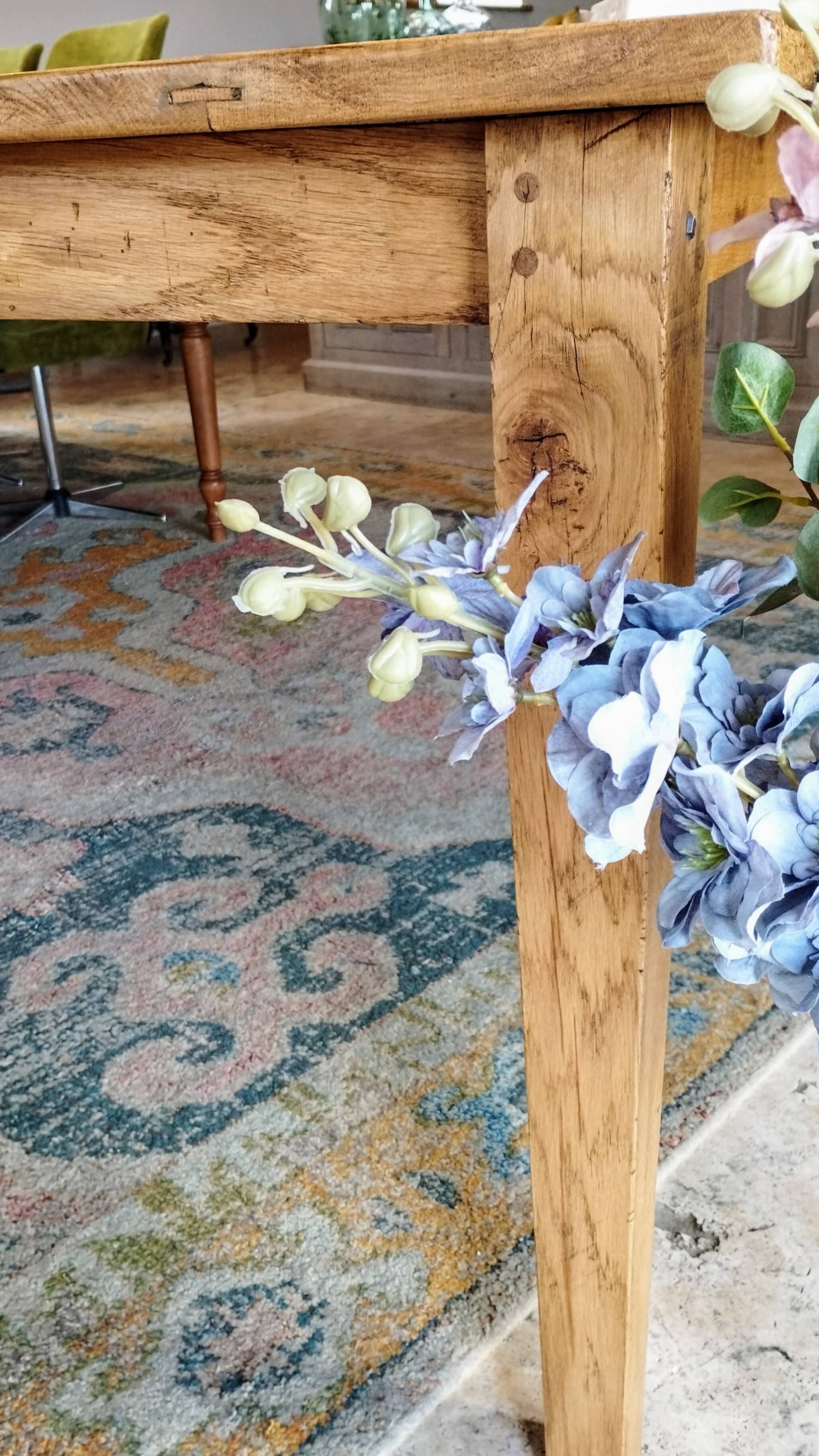 Farmhouse table 200 x 80 light oak