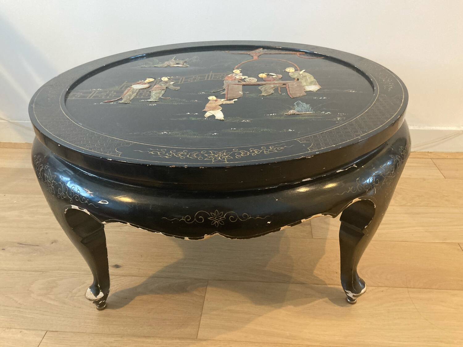 Lacquered Chinese coffee table