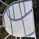 suite de 4 fauteuils de jardin en metal