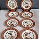 JP Quimper dessert plates