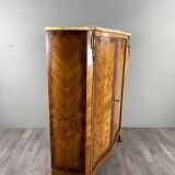 Marquetry wardrobe in Louis XV style, 20th century