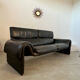 Sofa DESEDE DS-2011 2/3 seater vintage leather design of the 80s