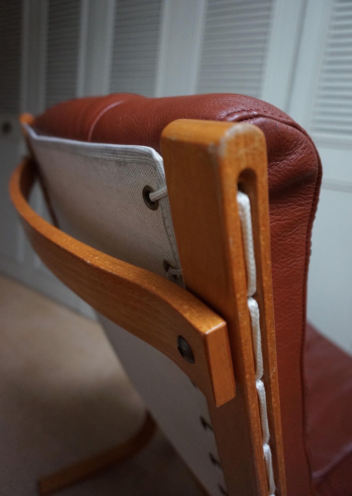 Fauteuil en cuir par Ingmar Relling pour Westnofa, Norvège, années 1970