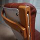 Fauteuil en cuir par Ingmar Relling pour Westnofa, Norvège, années 1970