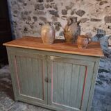 Vintage French pine sideboard – 1930s/1950s