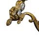 5-arm chandelier + 4 wall sconces MD bronze Louis XV style