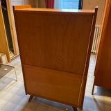 Secrétaire scandinave bois rotin