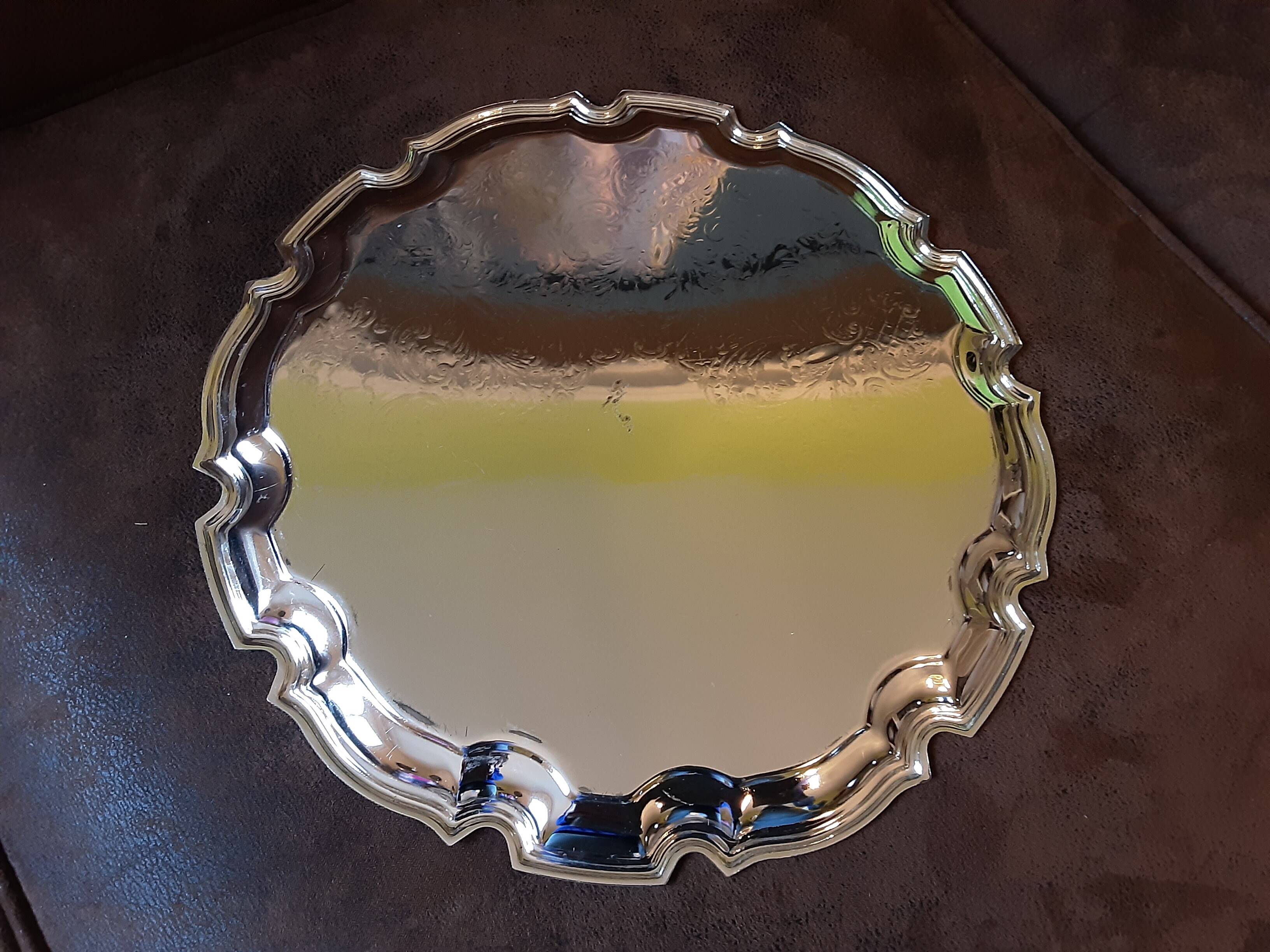 Large original stainless steel dish