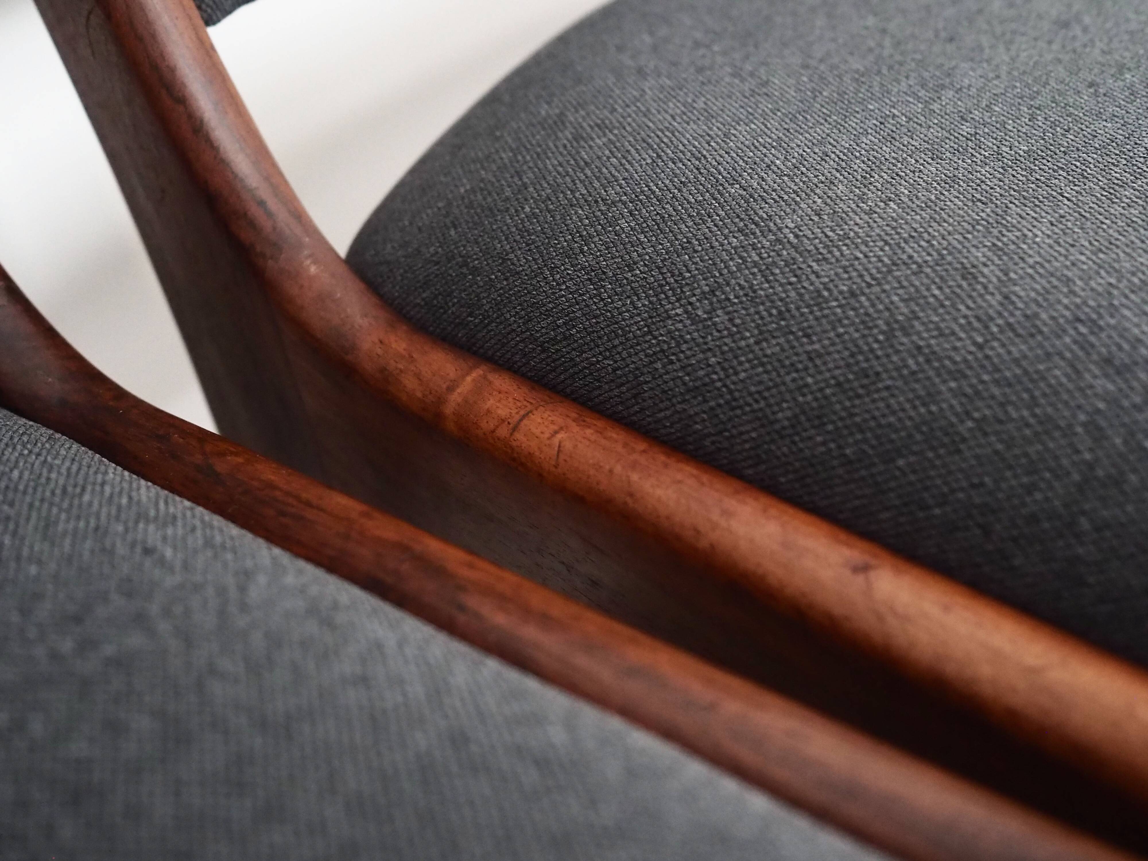 Set of six rosewood chairs, Danish design, 1960s, designer: Johannes Andersen