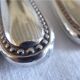 12 sfam dessert knives silver metal 21 cm