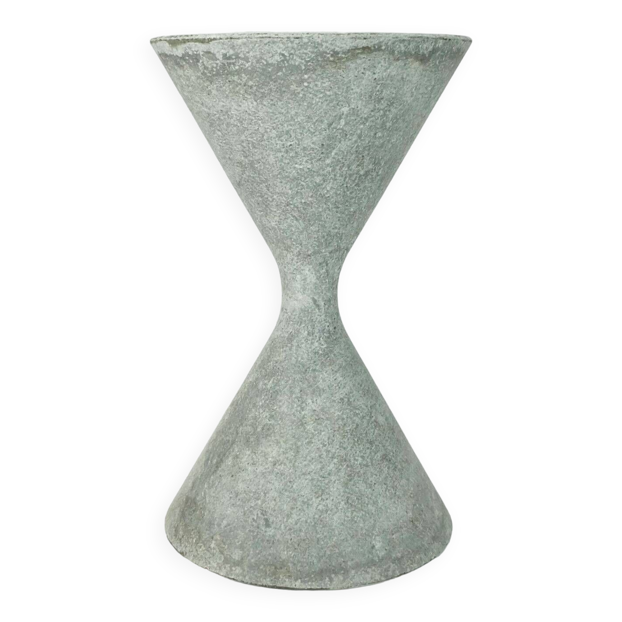 gray spindel PLANT POT mid century architectural planter Anton Bee and willy guhl 1950s