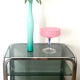 Dessert chrome and smoked glass