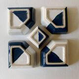 Hand-painted ceramic serving tray or aperitif platter