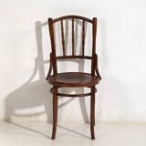 Antique Parisian café-style chairs (c. 1920). Set of 6, no. 3