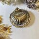 Silver-plated shell butter dish, 1950s