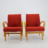 1960s Frantisek Jirak Bentwood Lounge chairs, set of 2