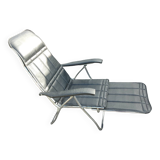 Chaise pliante inclinable vintage maule marga airstream repose-pieds design 1970