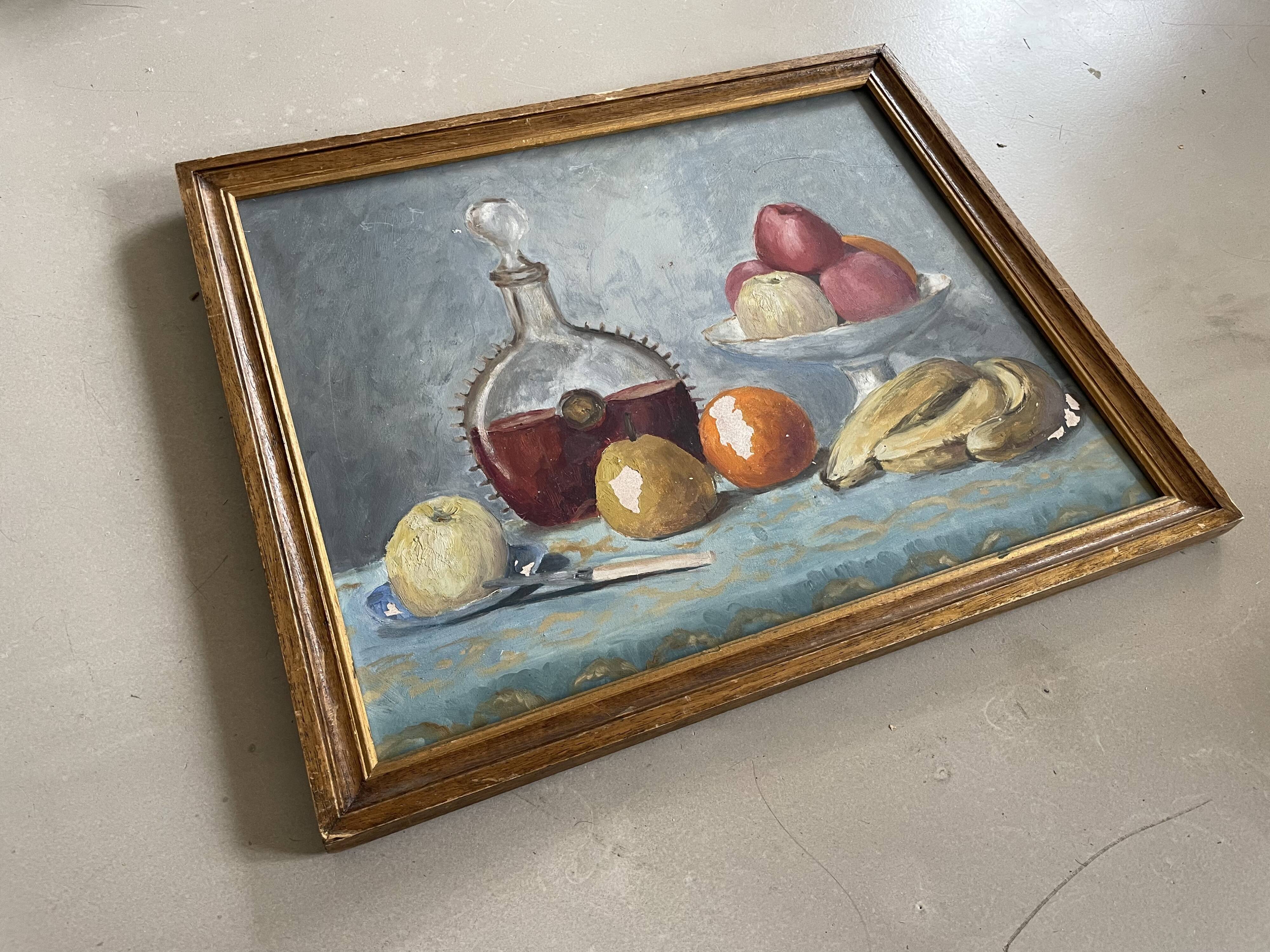 Still life on panel