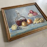 Nature morte sur panneau