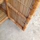 Vintage rattan bookcase