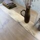 Table de ferme noyer pieds fuseaux 1950
