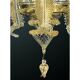 Luxury Venetian Floreal Gold-Leaf Murano Glass Chandelier