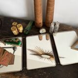 Vintage Triptych Barber Mirror