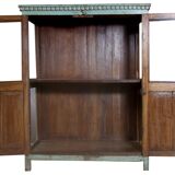 Ancien vaisselier  en teck birman
