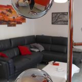 Paire de lampadaires années 70 pied tulipe