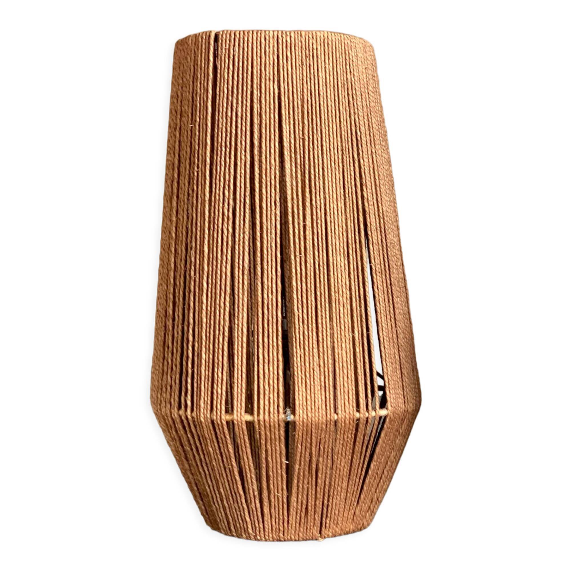 Vintage Danish rope table lamp