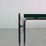 Dutch Metaform Large Steel & Glass Coffee Table by Hank Kwint, 1970