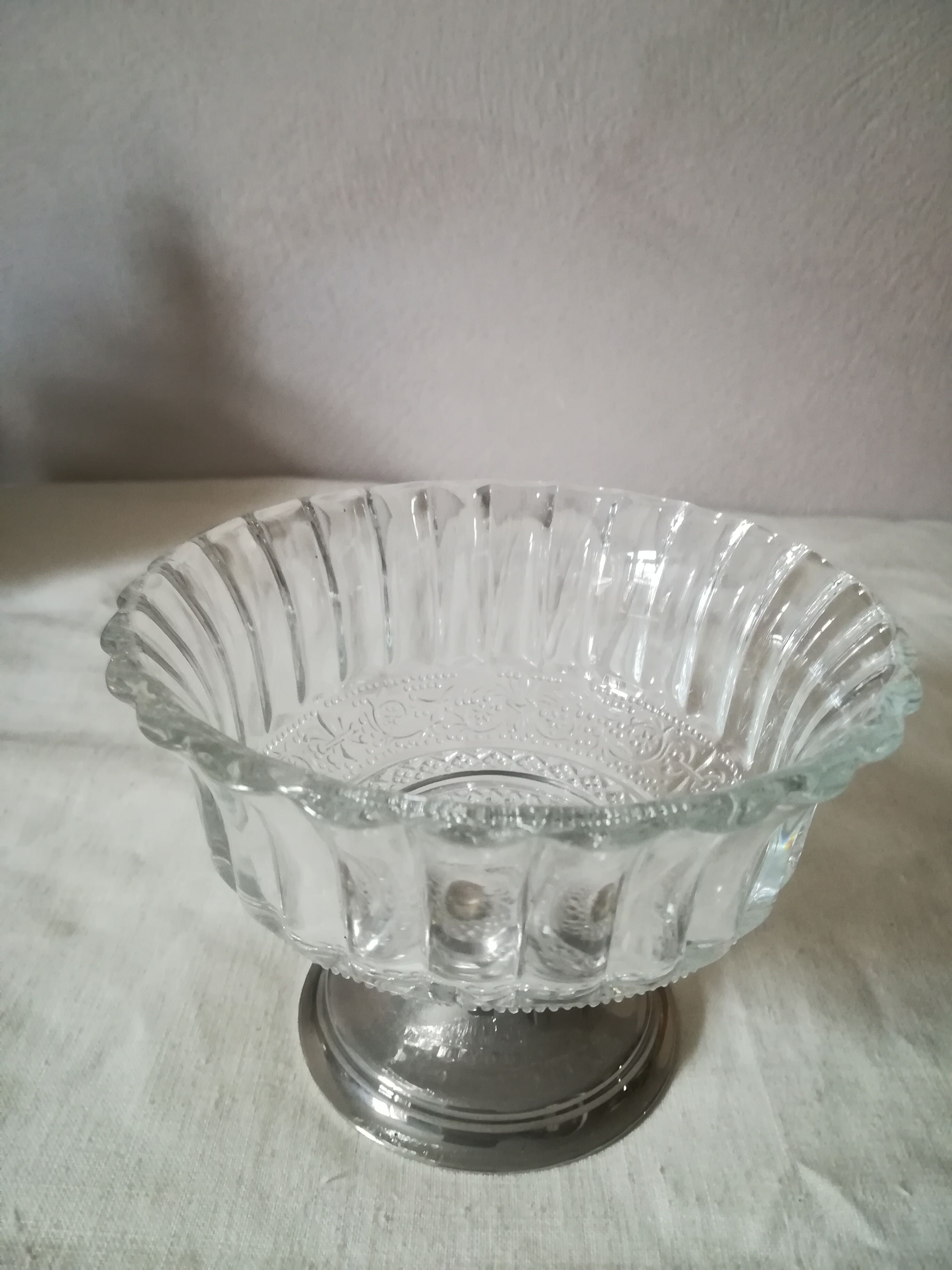 Glass and metal candy