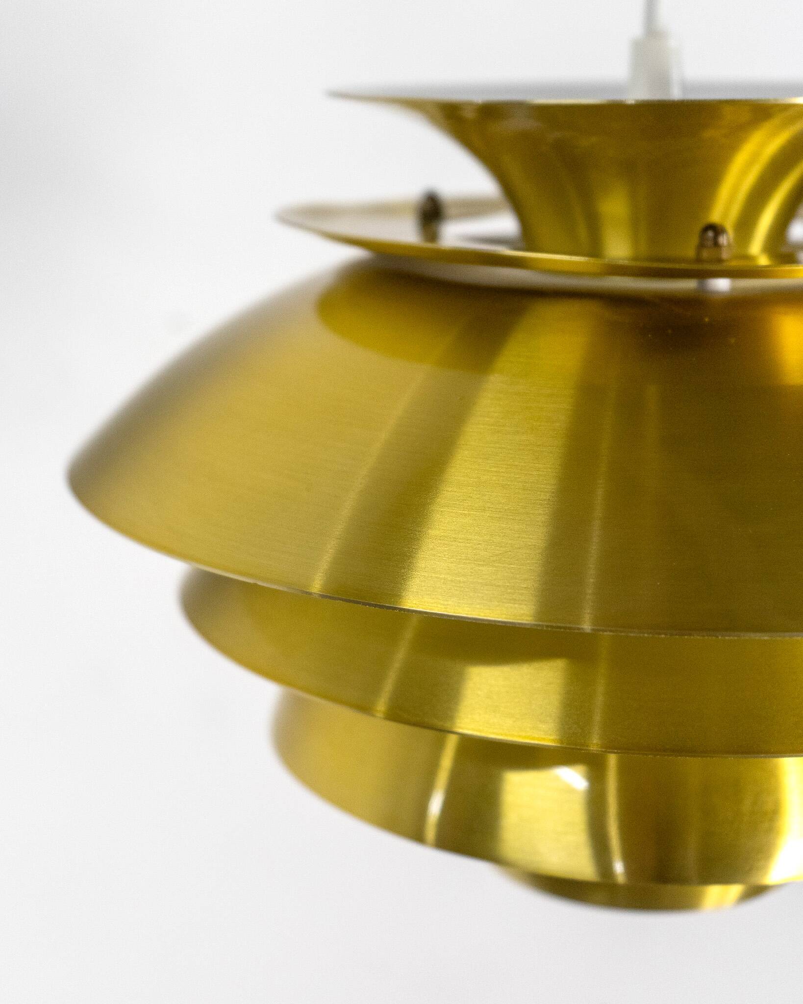 Barcelona Pendant Lamp by Bent Karlby for Lyfa, Denmark, circa 1980