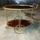 Vintage mahogany roll bar