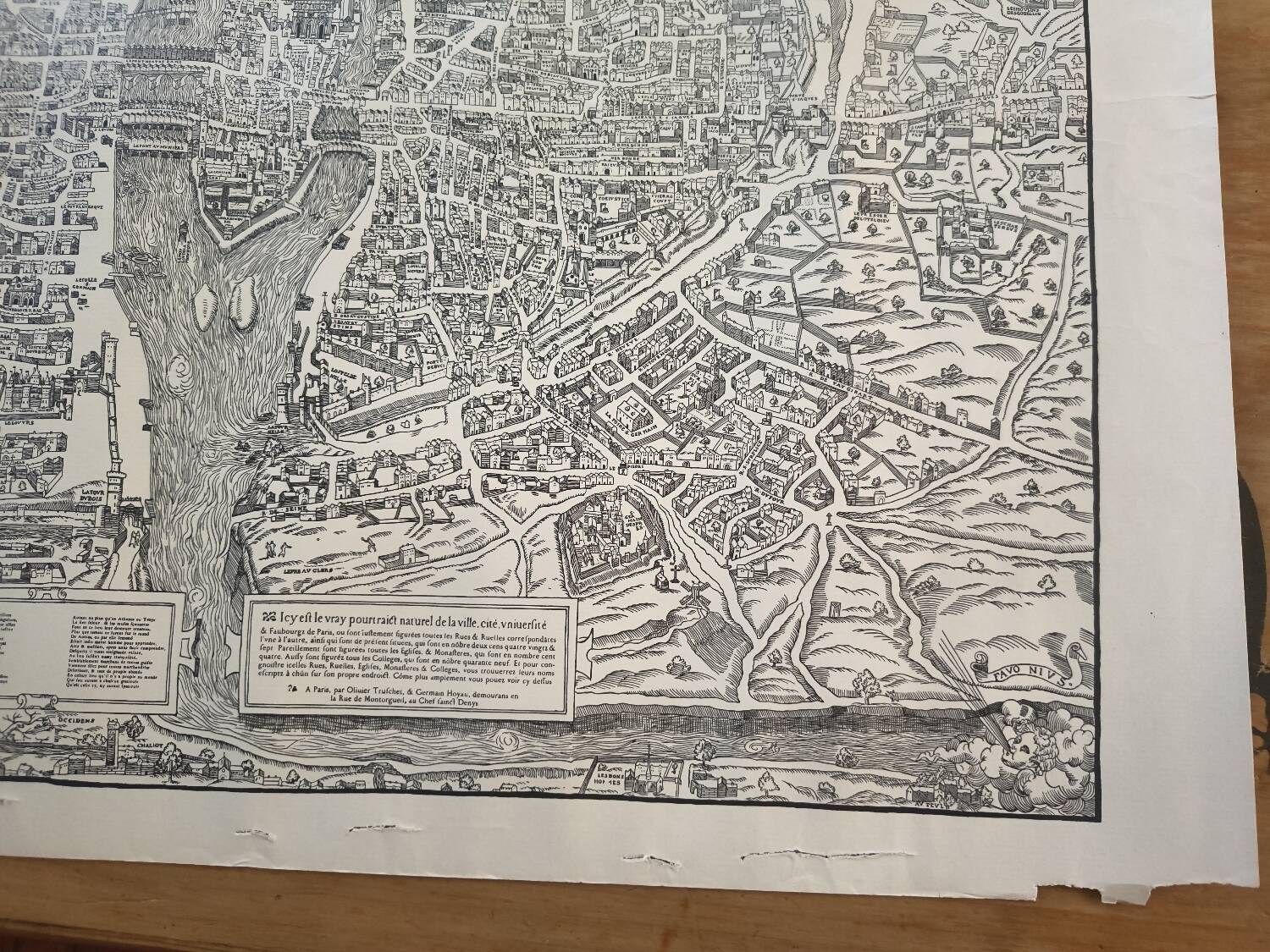 Vielle Carte de Paris