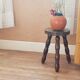 Wooden tripod stool