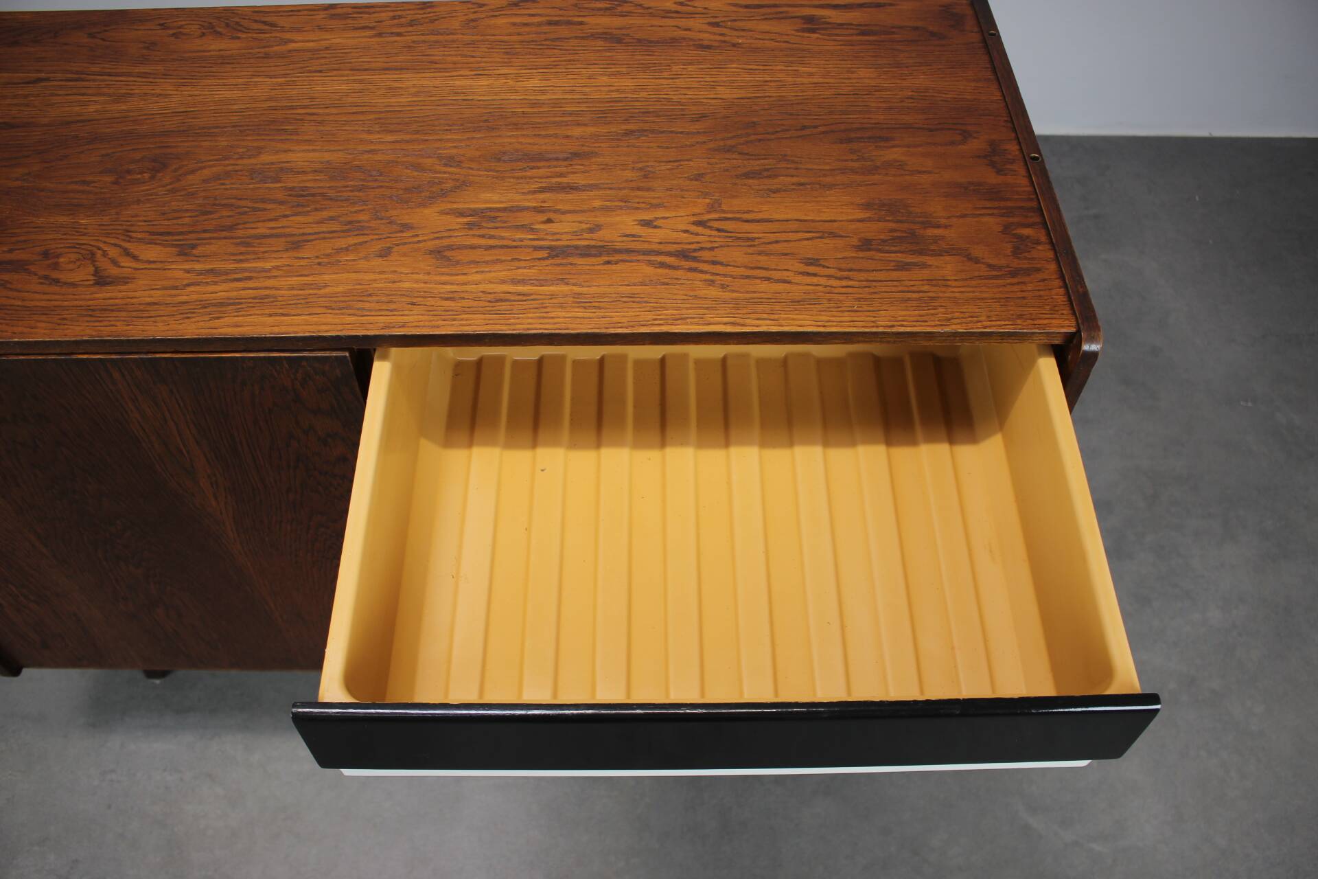 Oak chest of drawers from the 1960s by Jiri Jiroutek, Czechoslovakia