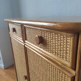 Rattan buffet
