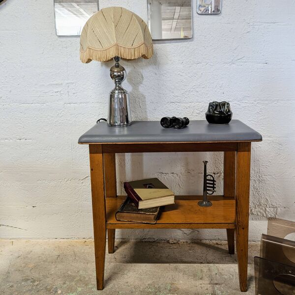 Console vintage pieds compas